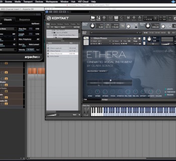 ethera virtual instrument sample library zero-g clara sorace
