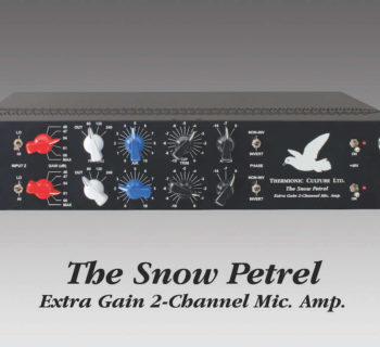 Thermionic Culture SnowPetrel outboard hardware analog pre funky junk dual audiofader