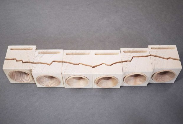 VAIA cassa acustica legno wood amplificatore passivo diffusore acustico trentino dolomiti smartphone audio audiofader ecosostenibilità