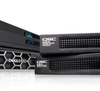 QSC Q-Sys Core Nano hardware audio pro digital rete exhibo audiofader