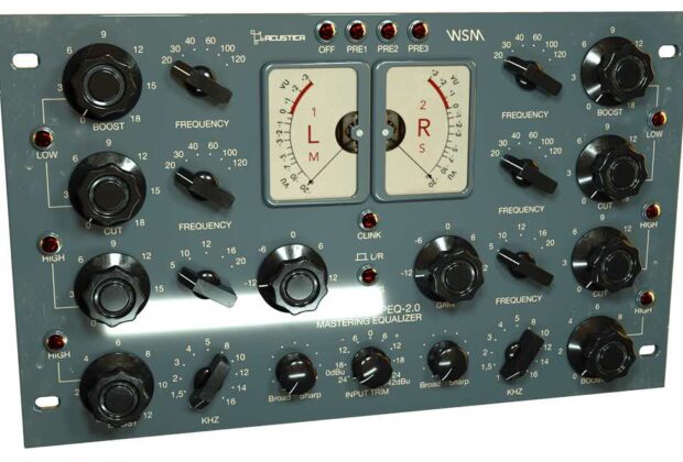 Acustica Audio White 3 eq mastering virtual wsm peq 2.0 tommy bianchi audiofader