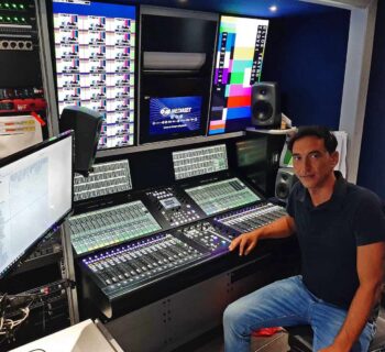 SSL Mediaset broadcast superficie di controllo hardware digital tv audiofader