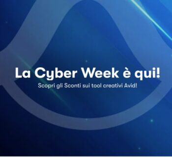 Avid Italia Cyber Week offerte sconti black friday software hardware audiofader